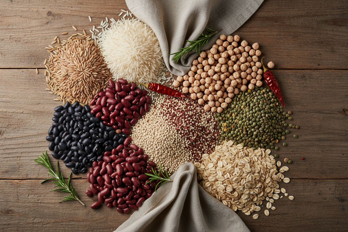 Rice, Beans & Grains
