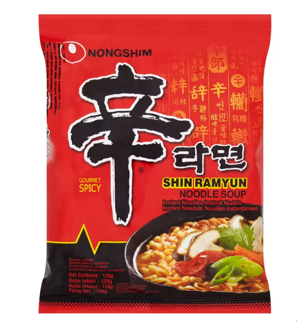 Nongshim Shin Cup Spicy Noodle 120g x 20