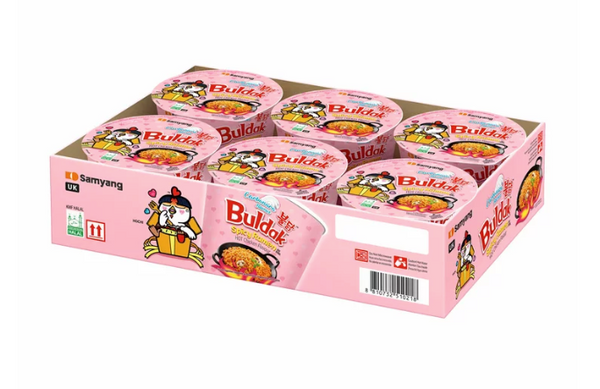 Buldak Spicy Ramen Carbonara Flavour 105g x 6