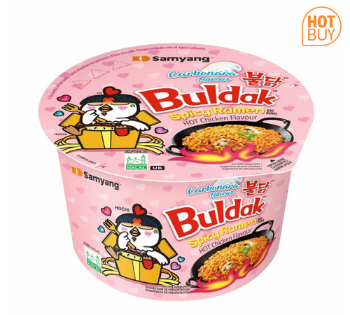 Buldak Spicy Ramen Carbonara Flavour 105g x 6