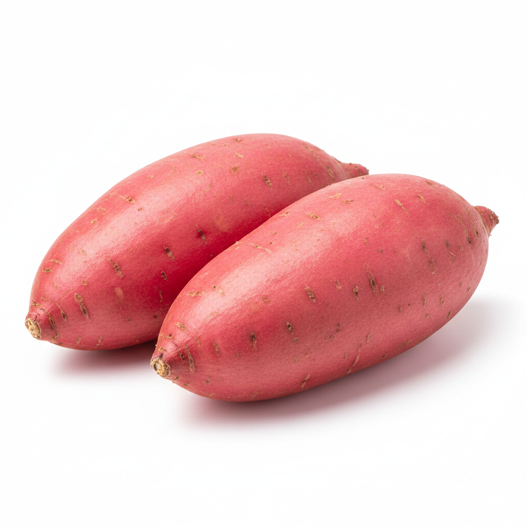 Two sweet potatoes